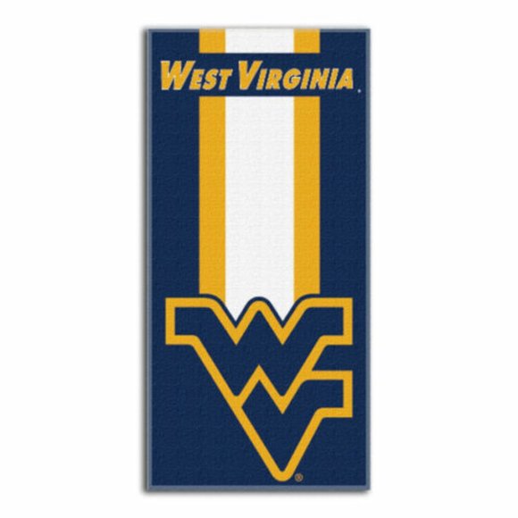 WVU West Virginia University Beach Towel NWT - Picture 1 of 8